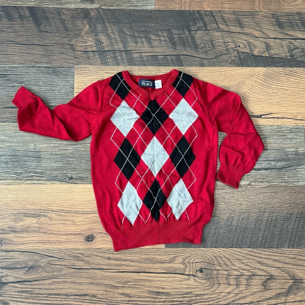 🌟Children’s Place Argyle Sweater🌟